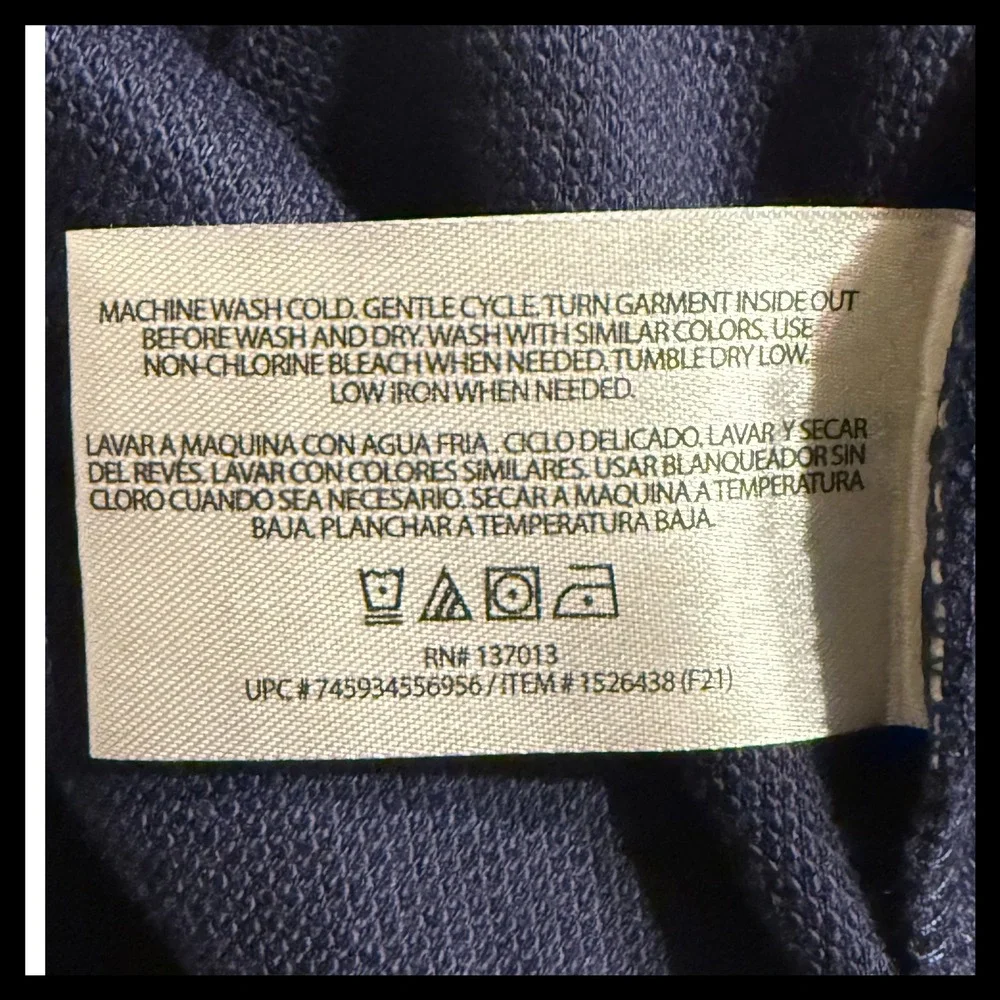 NWT Banana Republic Mens Navy Crewneck Long Sleeve Sweatshirt XXL